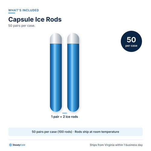 Capsule Ice Rods (Refill Pairs): What's included