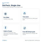 Gel Pack, Single-Use: Key features