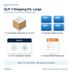 GLP-1 Shipping Kit, Large (up to 12 vials or pens): What's included