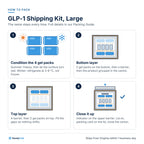 GLP-1 Shipping Kit, Large (up to 12 vials or pens): How to pack