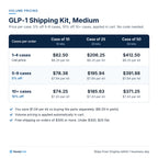 GLP-1 Shipping Kit, Medium (up to 4 vials or pens): Volume pricing