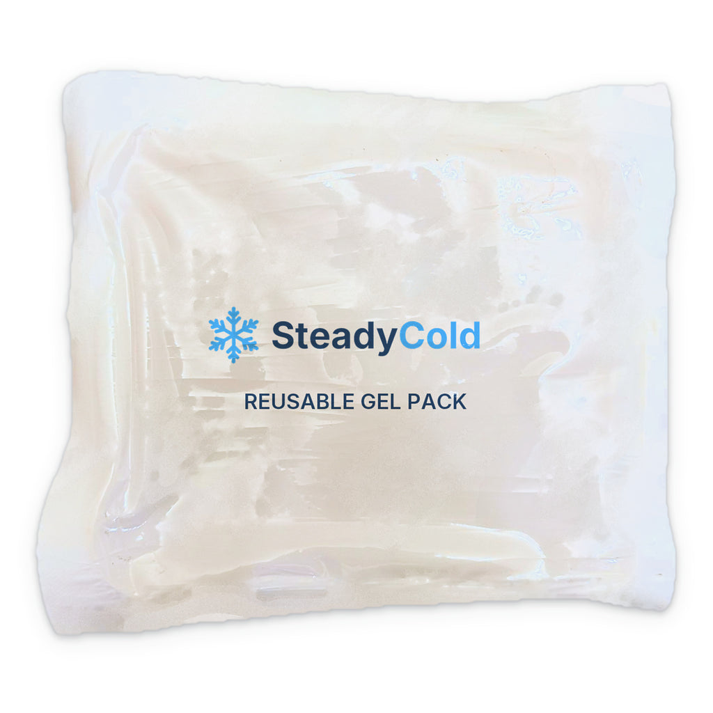 Gel Pack, Reusable, with SteadyCold label (product mock-up)