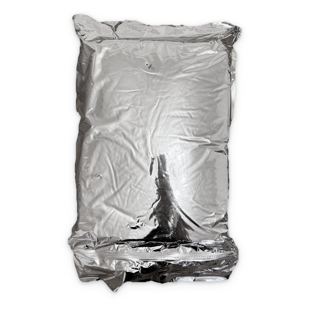 Self-Inflating Insulated Mailer with fill valve, silver