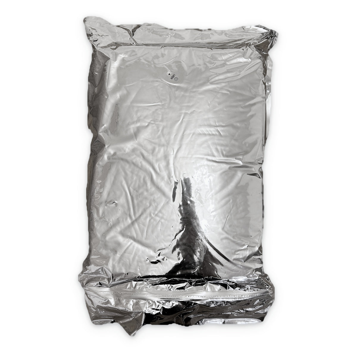 Self-Inflating Insulated Mailer with fill valve, silver
