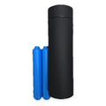 SteadyCold Vial Capsule, black, with two blue ice rods