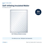 Self-Inflating Insulated Mailer: What's included
