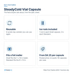 SteadyCold Vial Capsule: Key features